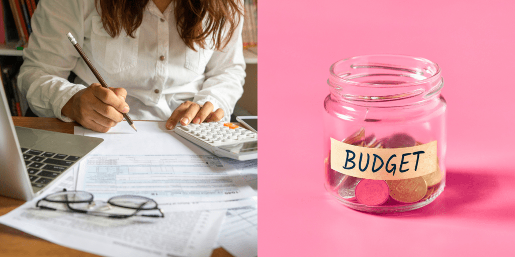 Creating a monthly budget